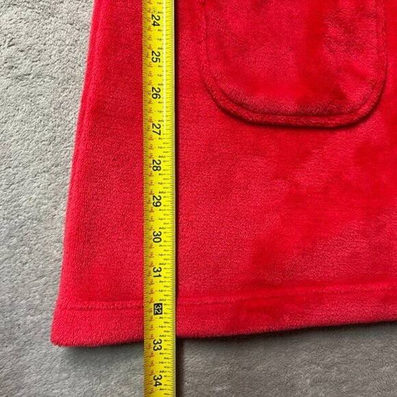 Victoria's Secret LOVE Red Thick Cozy Plush Midi Robe - Picture 10 of 10